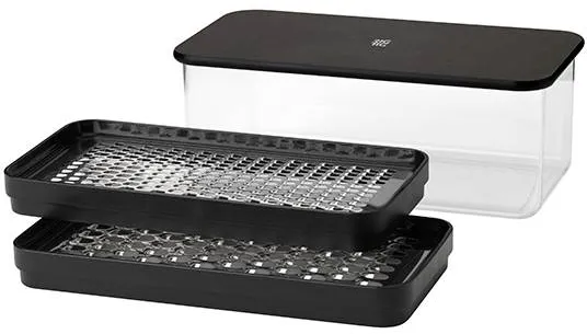 RIG-TIG GRATE-IT rivejern med beholder - Sort